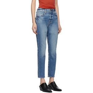 Frame Blue Mix Pocket Le Original Skinny Jeans